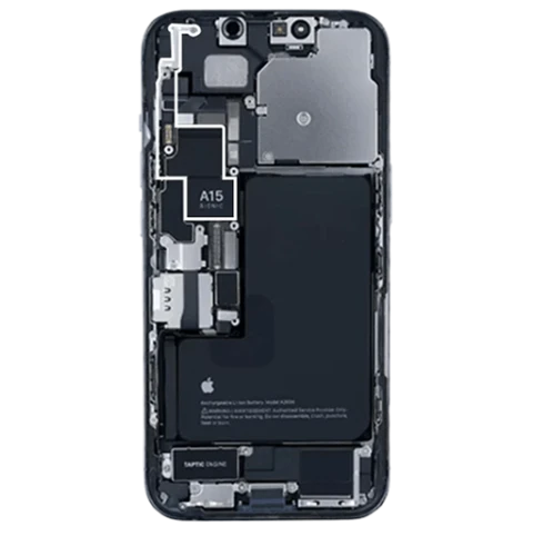 De WIFI-, Bluetooth-, GSM- en GPS-antennes repareren.