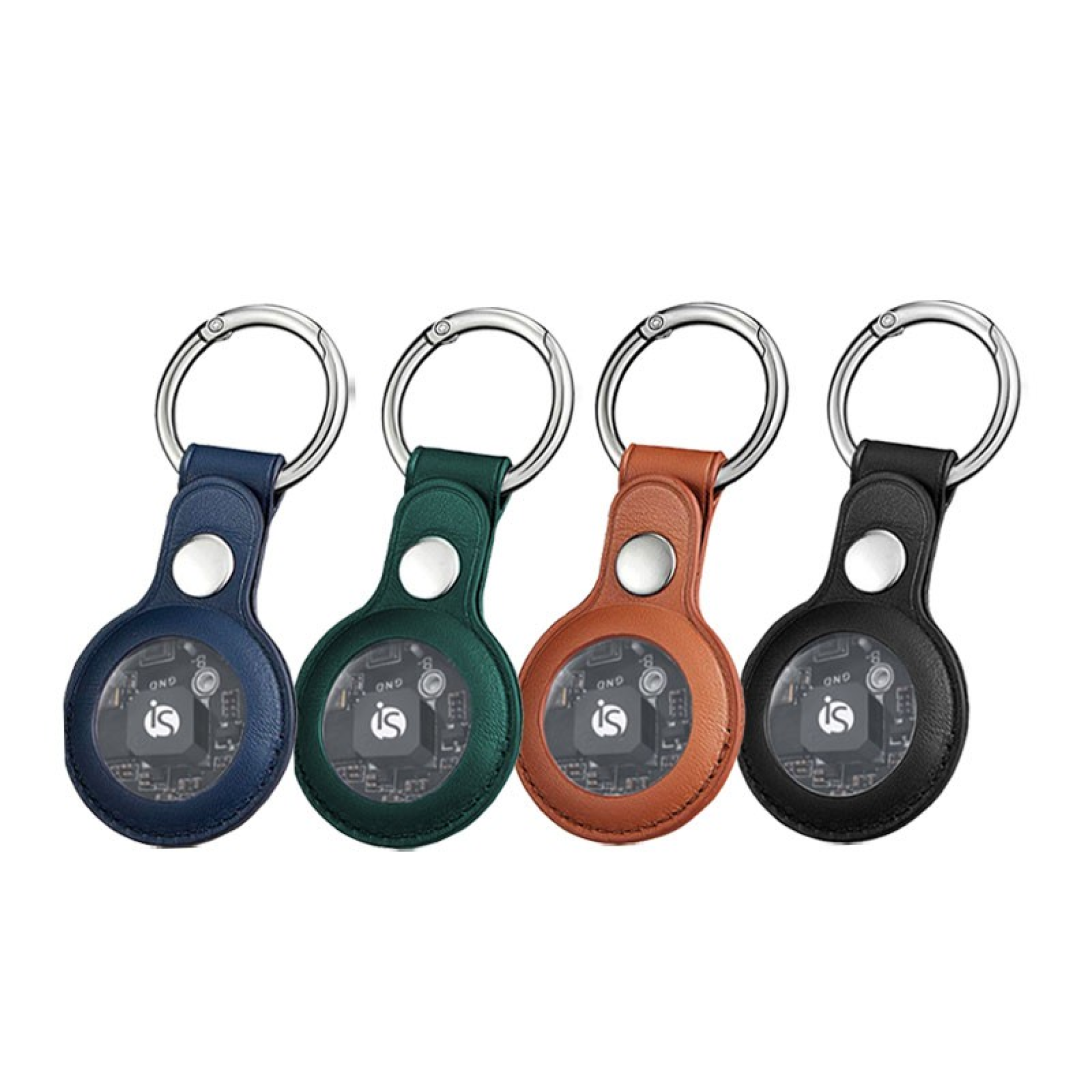 AirTag Leather Keychain