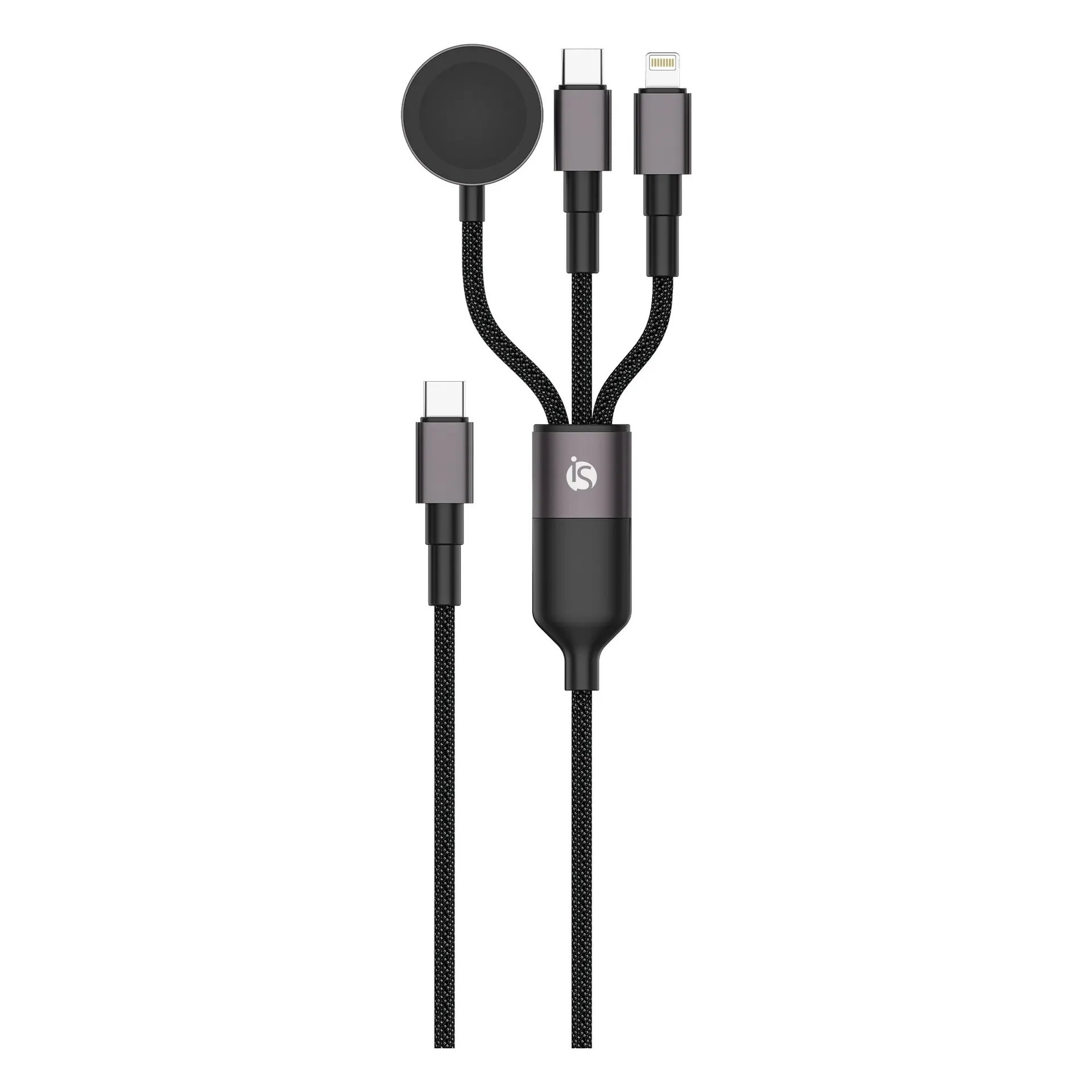 3-in-1 Cable USB-C, Lightning & Apple Watch with fast charging