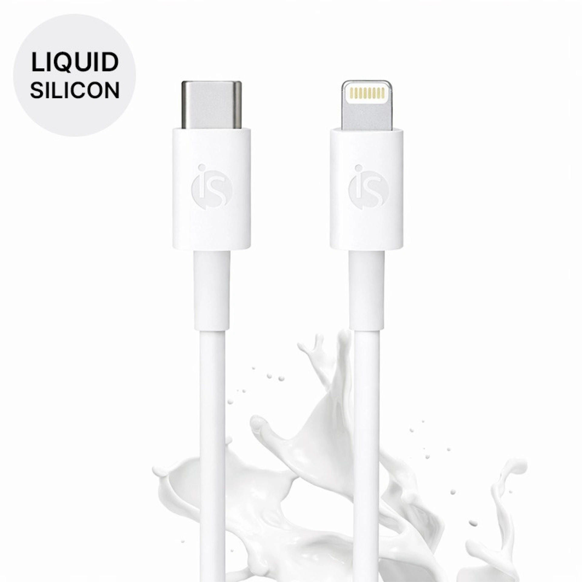 Siliconen USB-C - Lightning Kabel