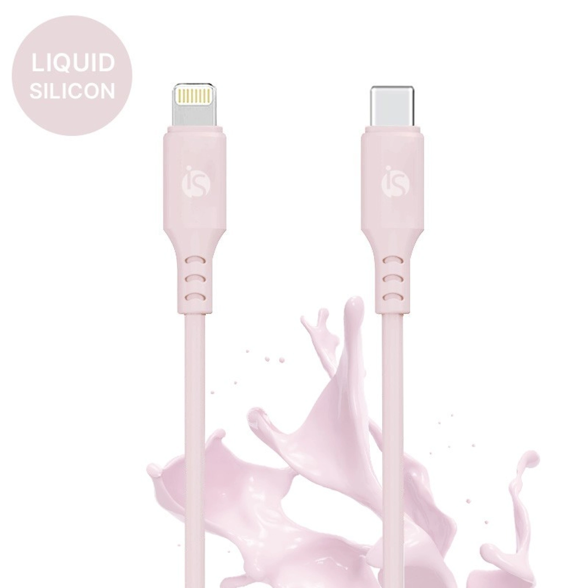 Siliconen USB-C - Lightning Kabel