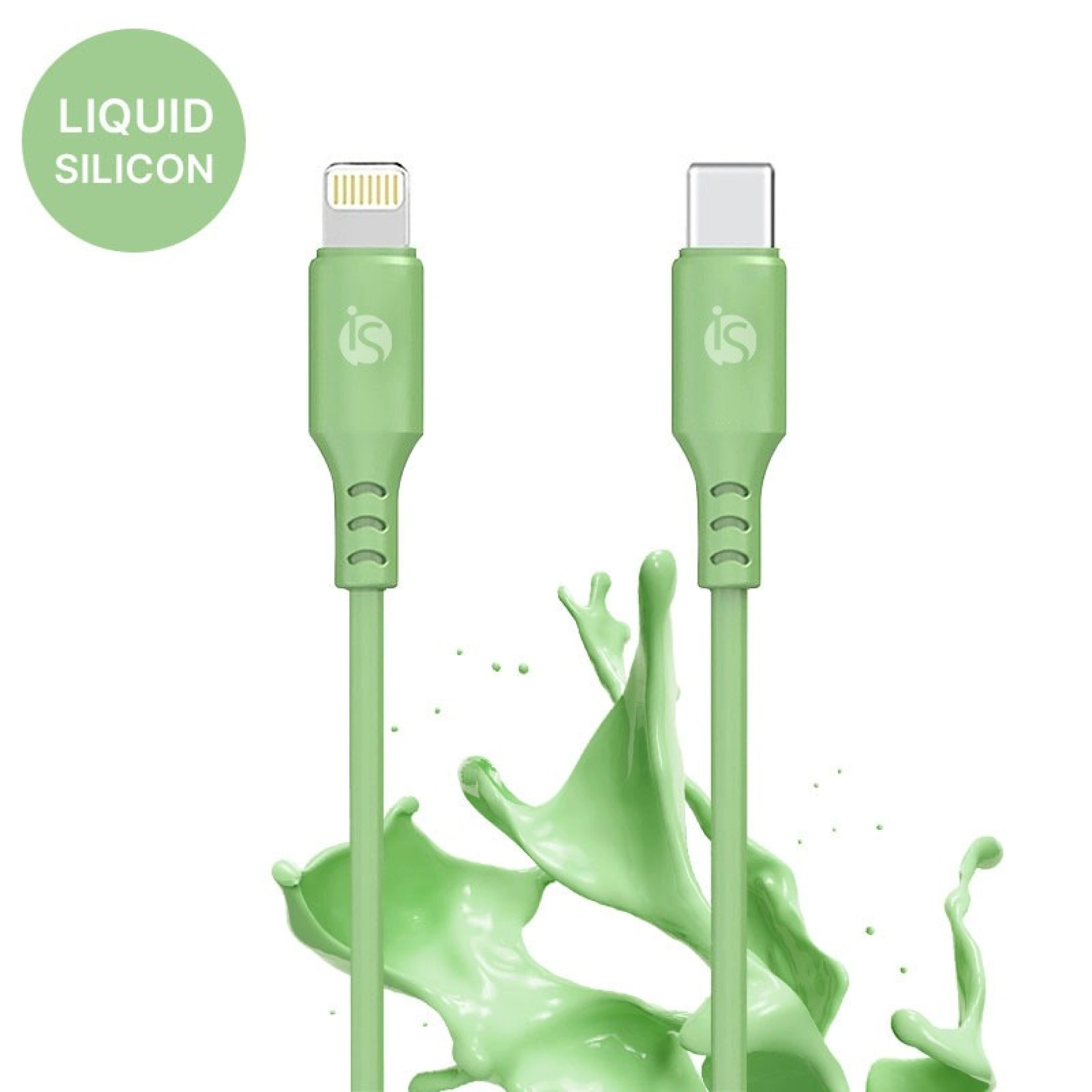 Siliconen USB-C - Lightning Kabel