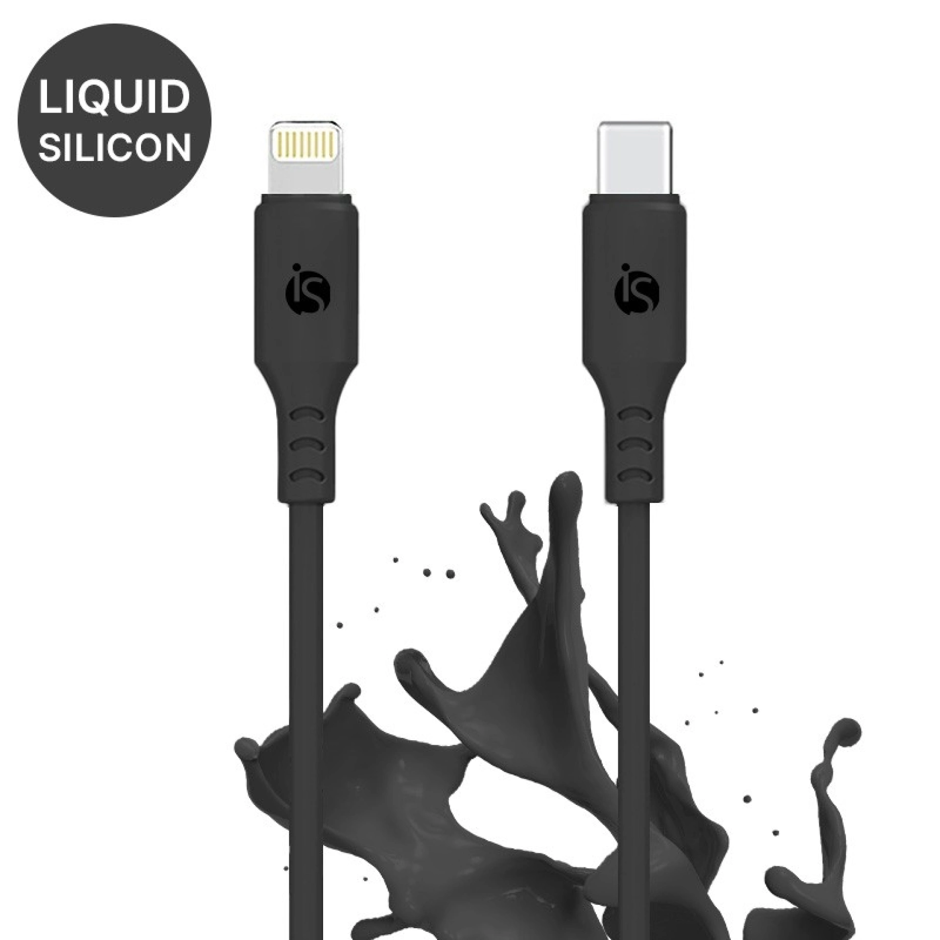 Siliconen USB-C - Lightning Kabel