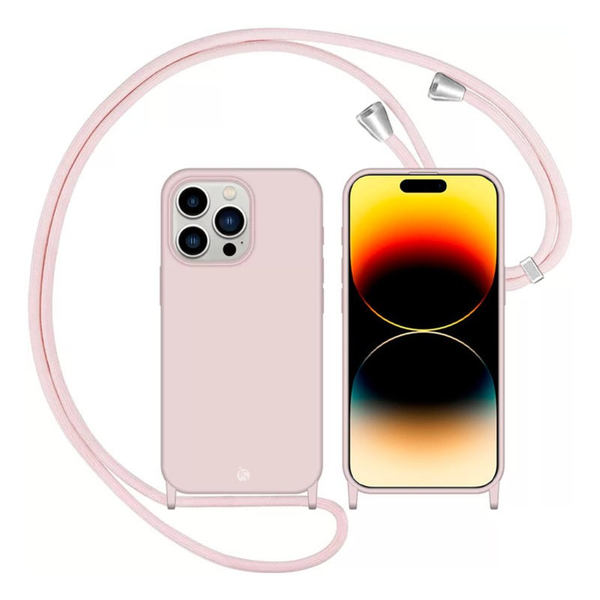 Case with Adjustable Lanyard iPhone 14 Pro Max Sand