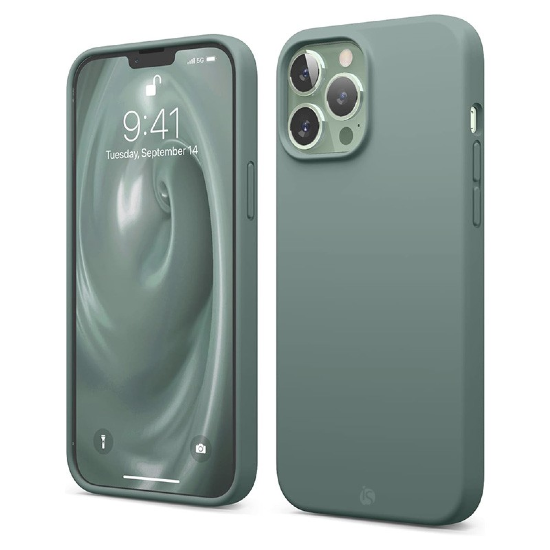 MagSafe Liquid Silicone iPhone Case Green 11 Pro Max