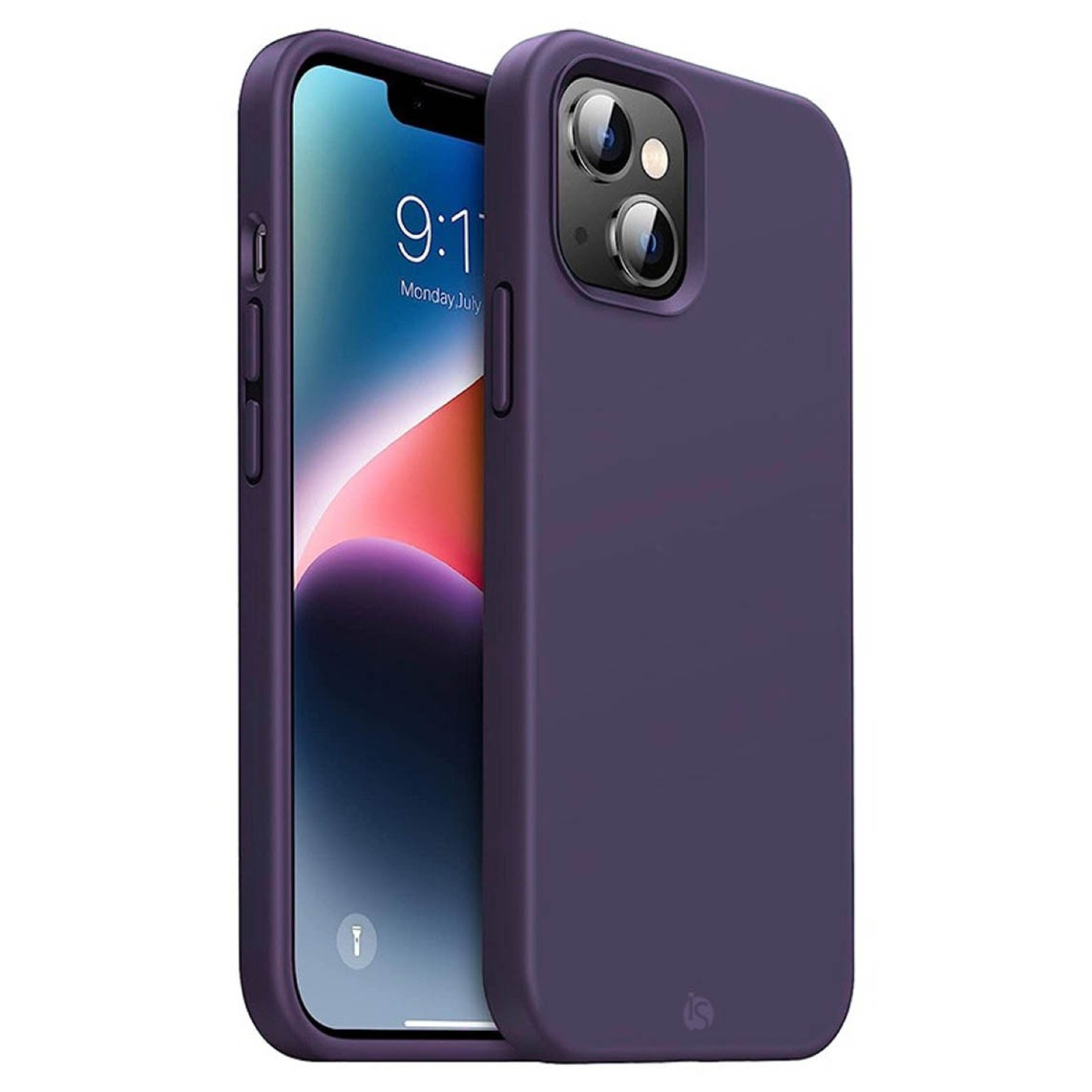 MagSafe Liquid Silicone iPhone Case Dark Purple 14 Plus