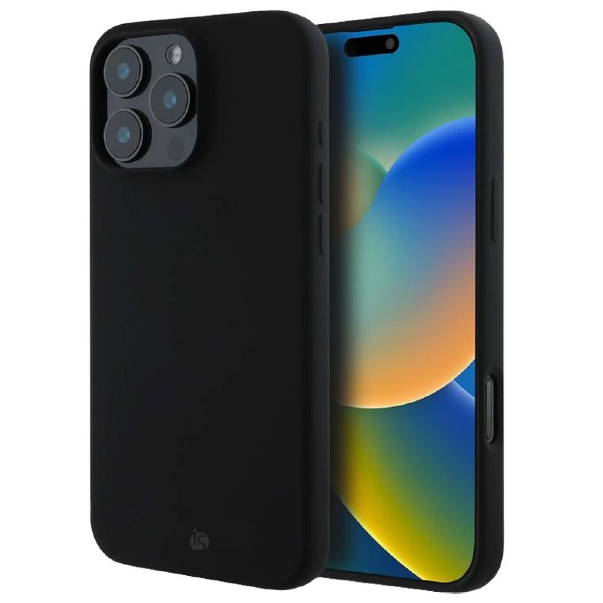 MagSafe Liquid Silicone iPhone Case Black 16 Pro Max