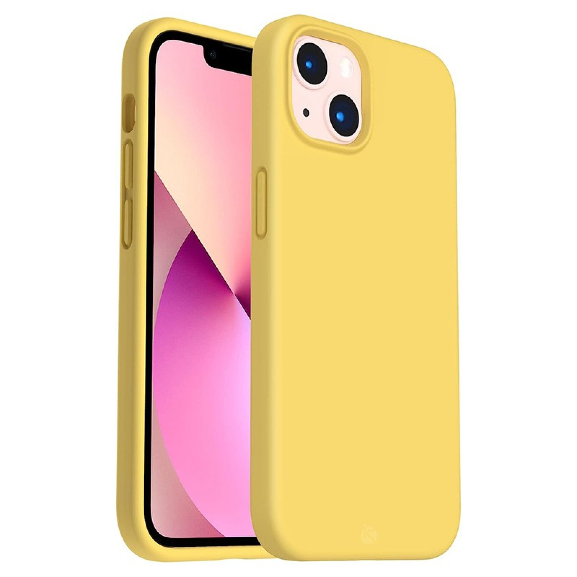 MagSafe Liquid Silicone iPhone Case 15 Yellow