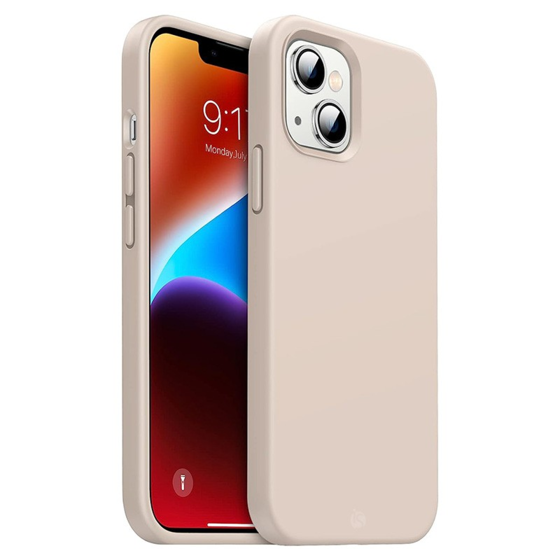 MagSafe Liquid Silicone iPhone Case 13 Mini Sand