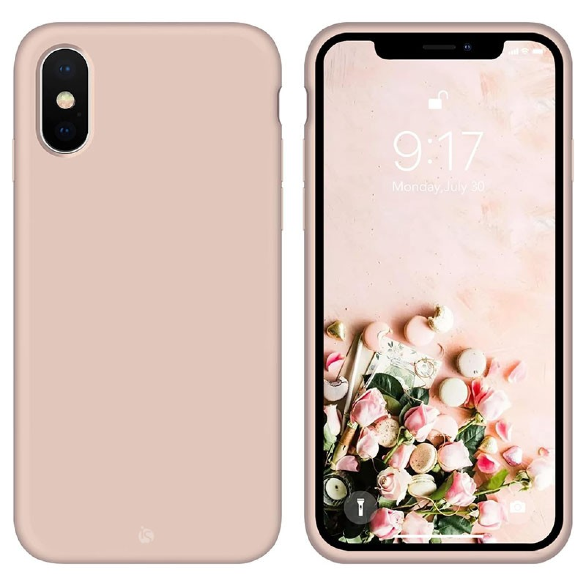 MagSafe Liquid Silicone iPhone Case XS Max Sand