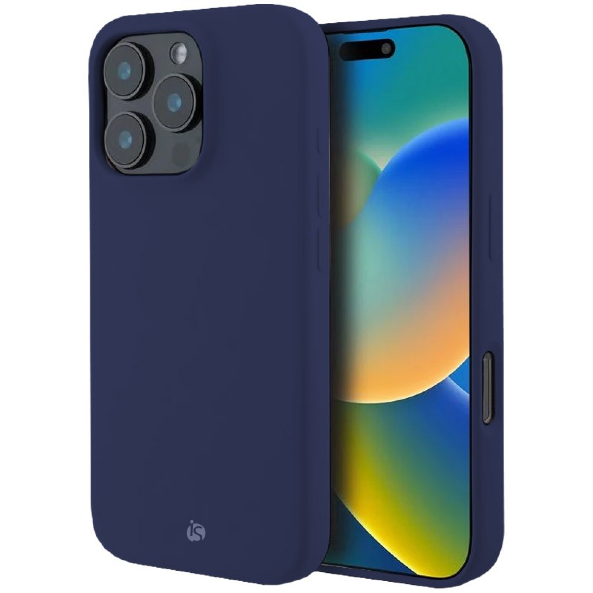 MagSafe Liquid Silicone iPhone Case Blue 16 Pro