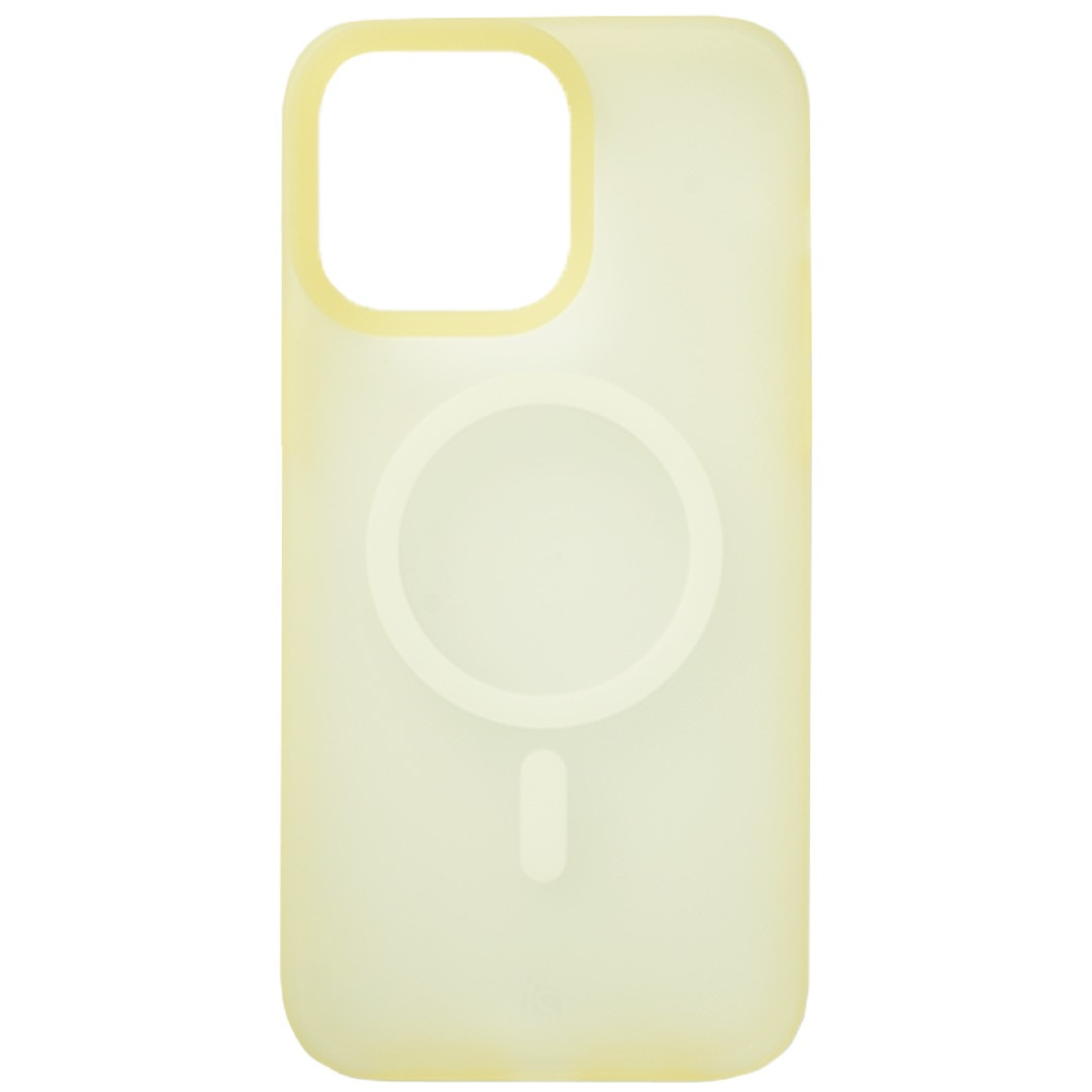 Colorful Transparent MagSafe Case Amarelo iPhone 15 Pro
