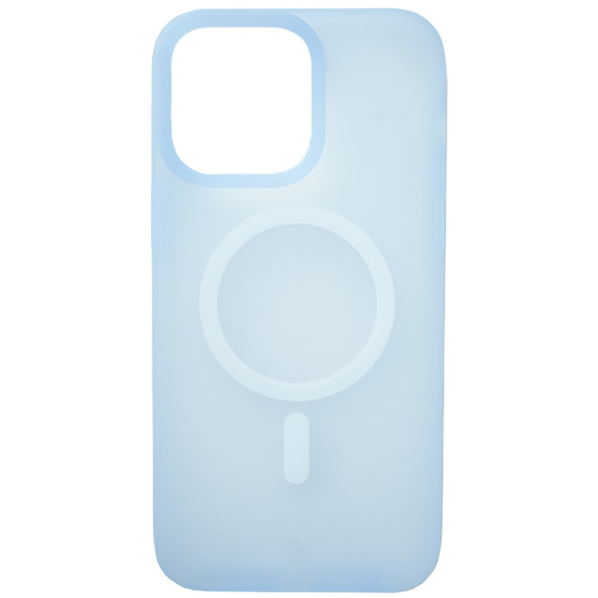 Colorful Transparent MagSafe Case Azul Claro iPhone 15 Pro