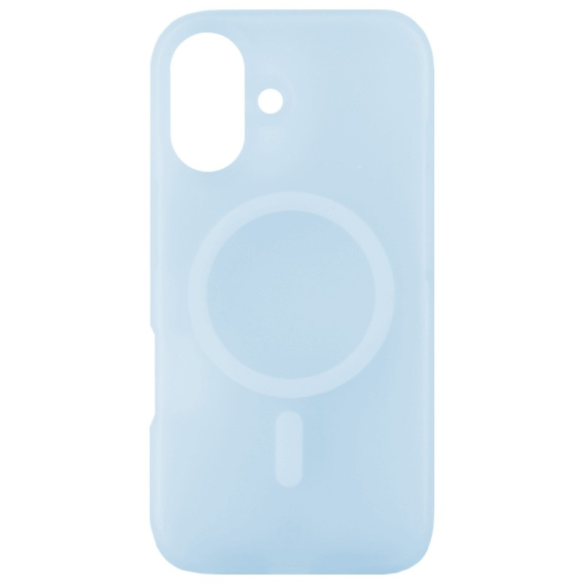 Colorful Transparent MagSafe Case Azul Claro iPhone 16 Plus