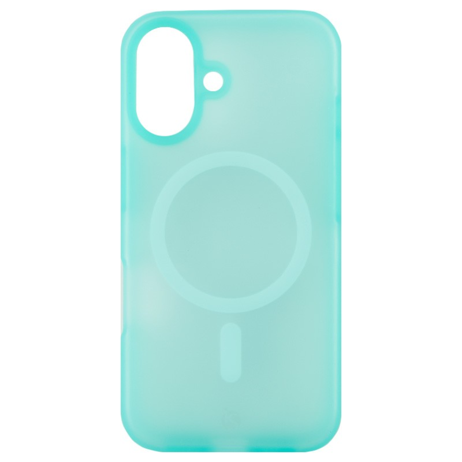 Colorful Transparent MagSafe Case iPhone 16 Verde