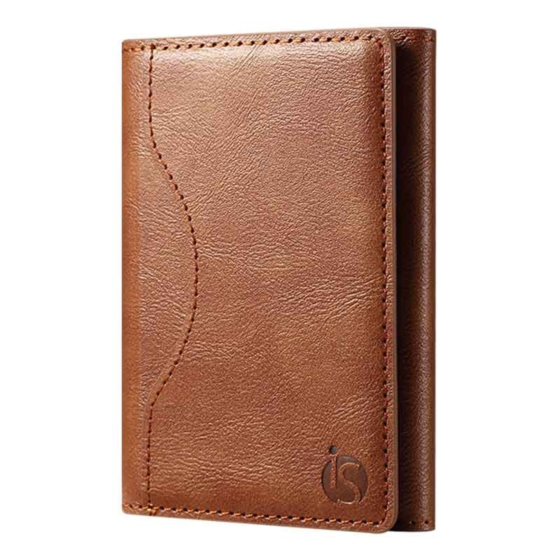 MagSafe Leather Wallet Castanho