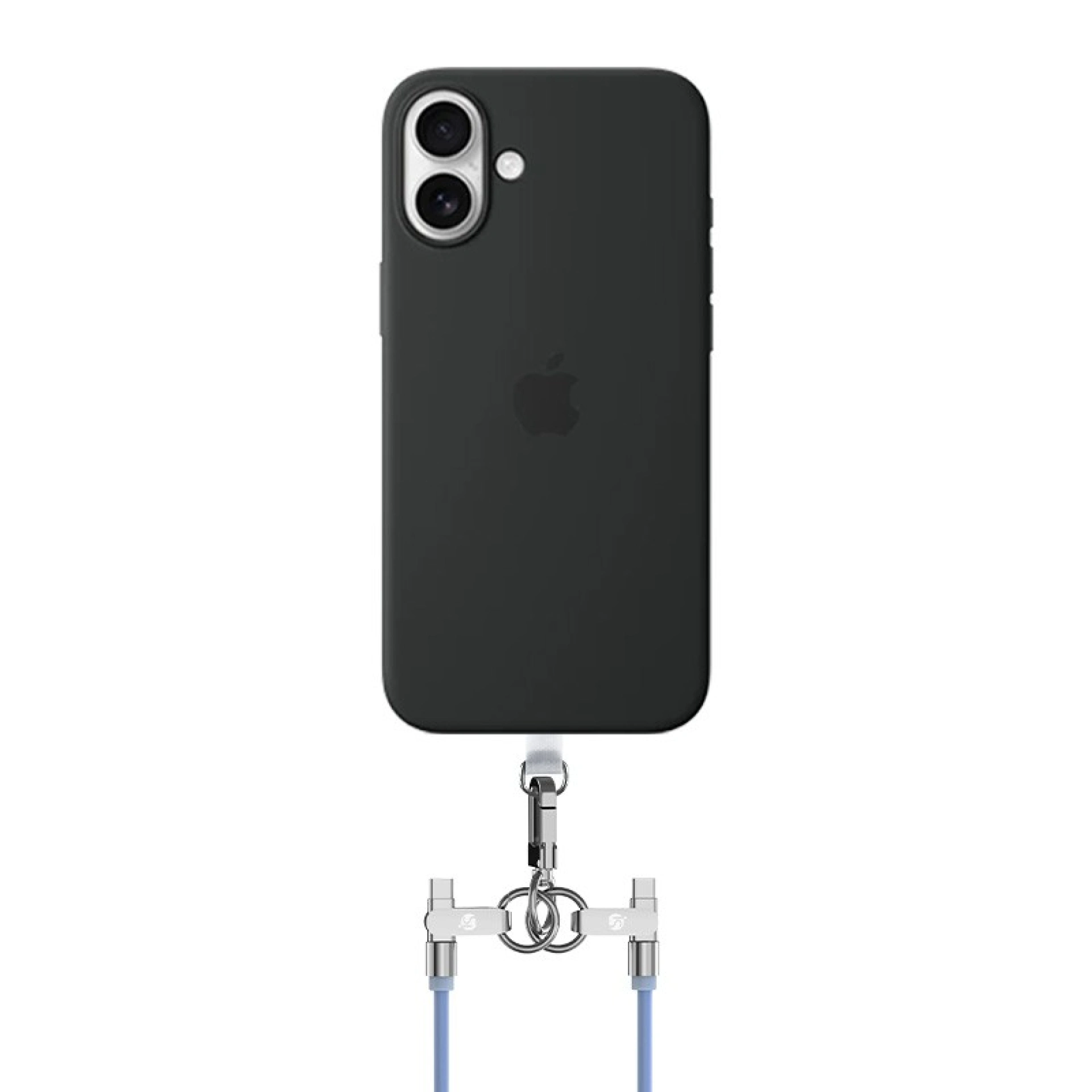 Siliconen lanyard met USB-C-oplaadfunctie