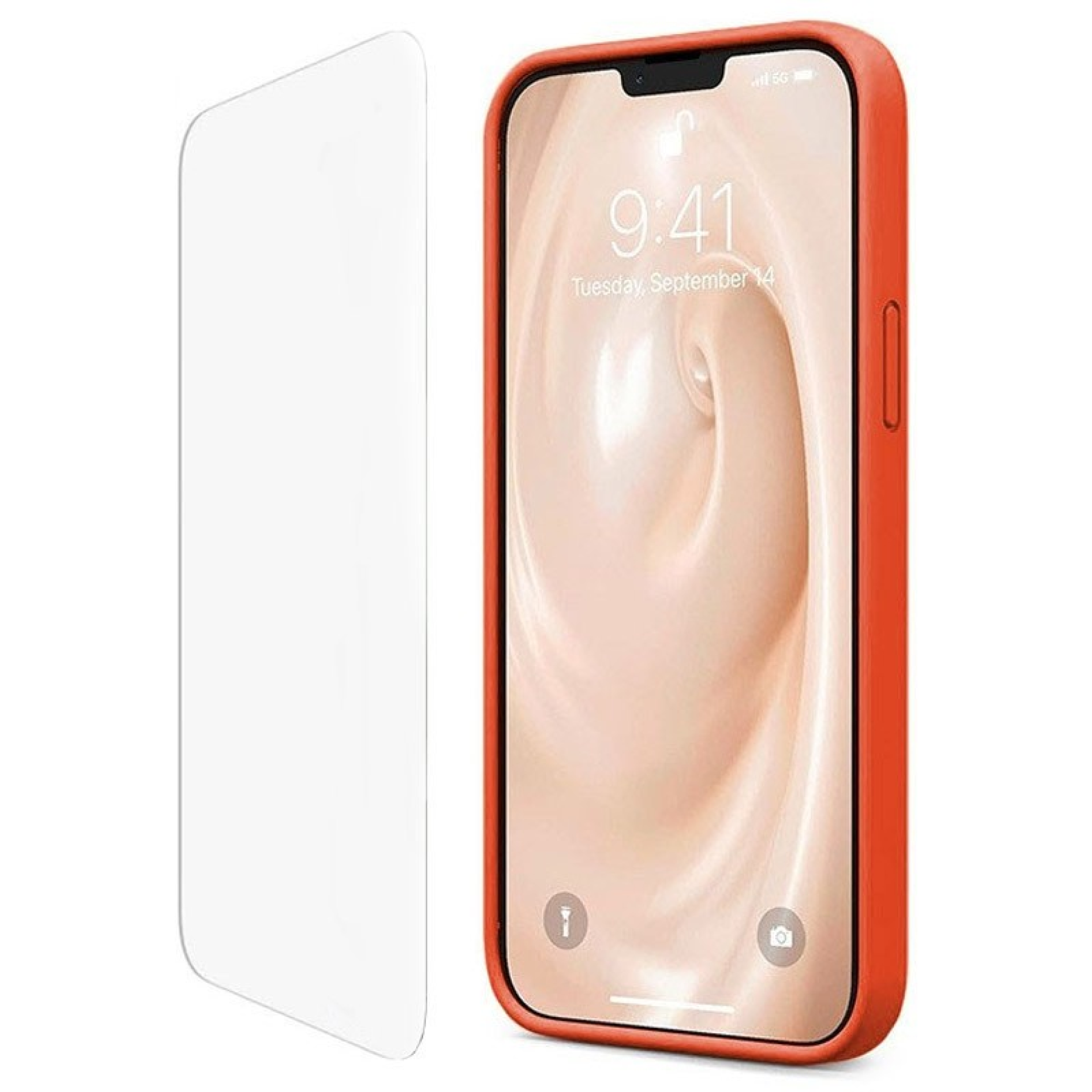 iPhone Protection Kit - Case + Screen Protector 16 Pro Orange