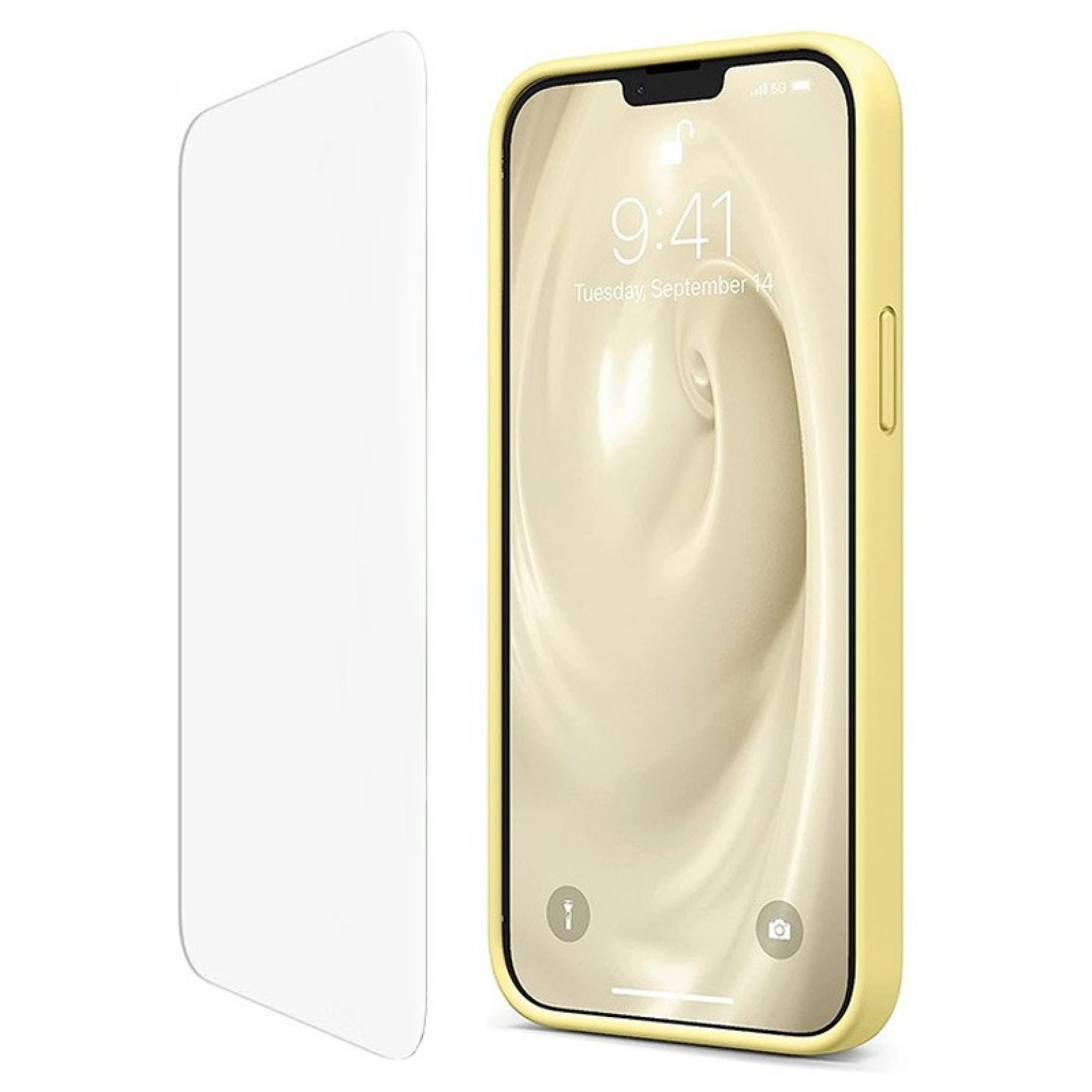 iPhone Protection Kit - Case + Screen Protector 16 Pro Max Yellow