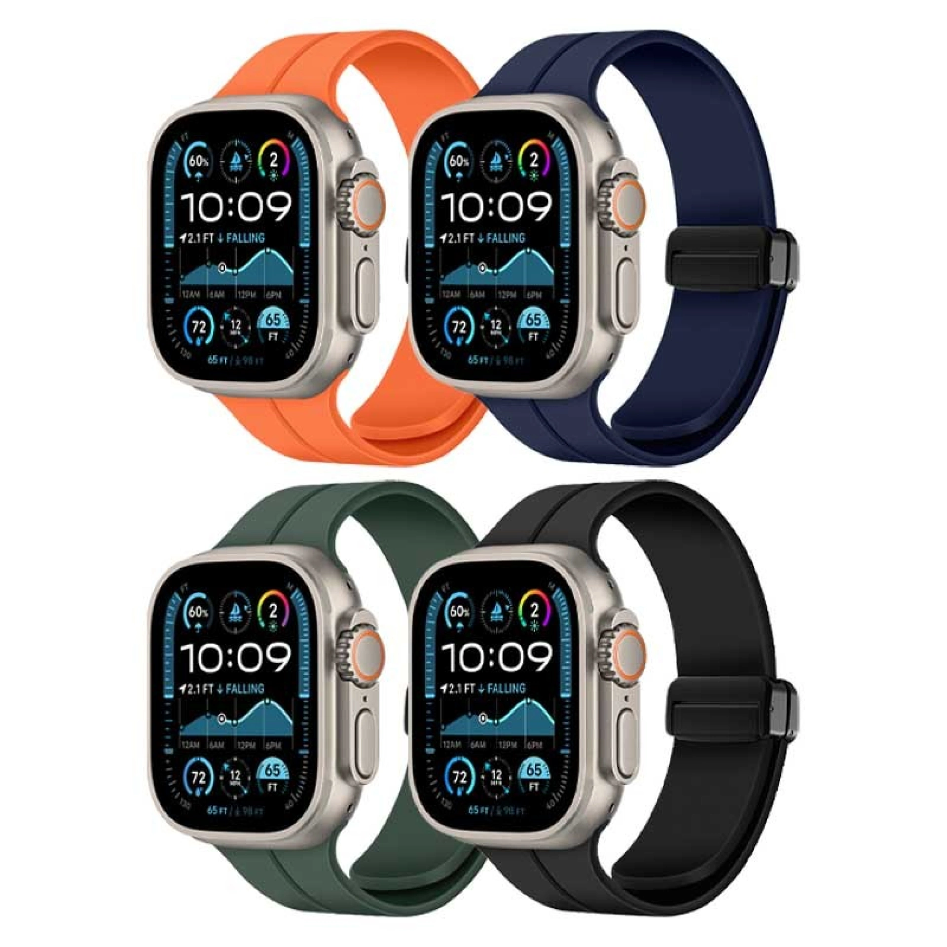 Magnetic Silicone Bracelet for Apple Watch
