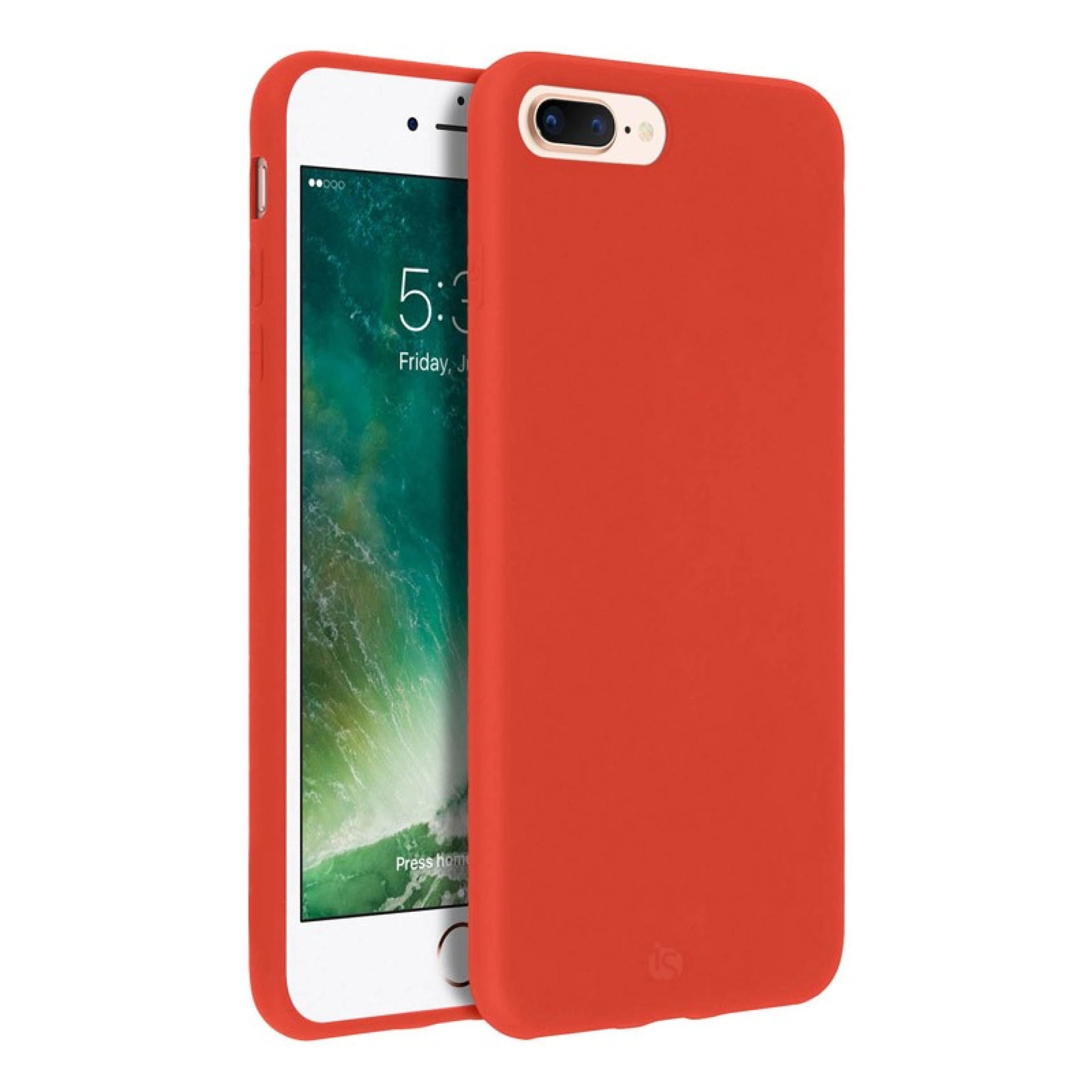 MagSafe Liquid Silicone iPhone Case 8 Plus Red