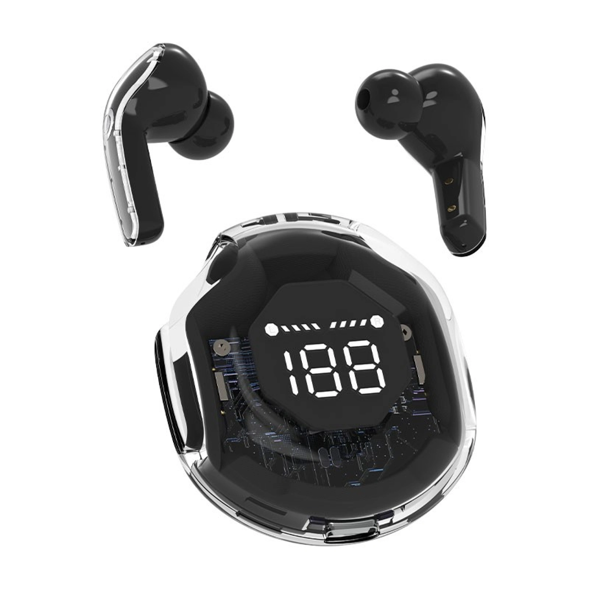 Neon Bluetooth Earpods Black