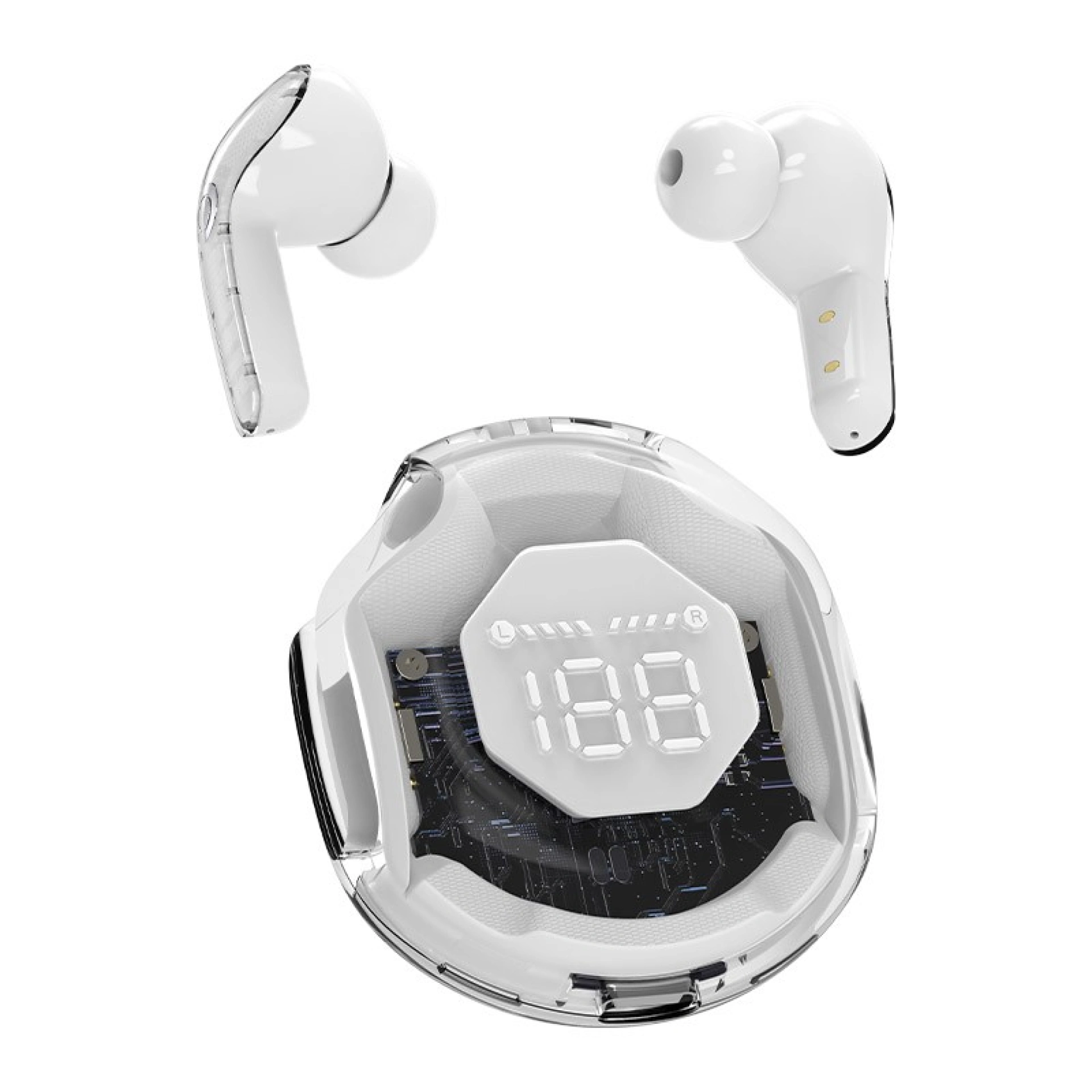Neon Bluetooth Earpods Snow