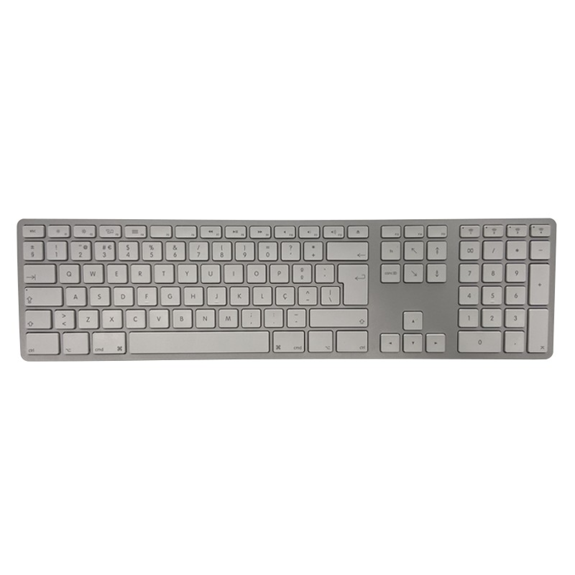 Wireless Keyboard Branco Português