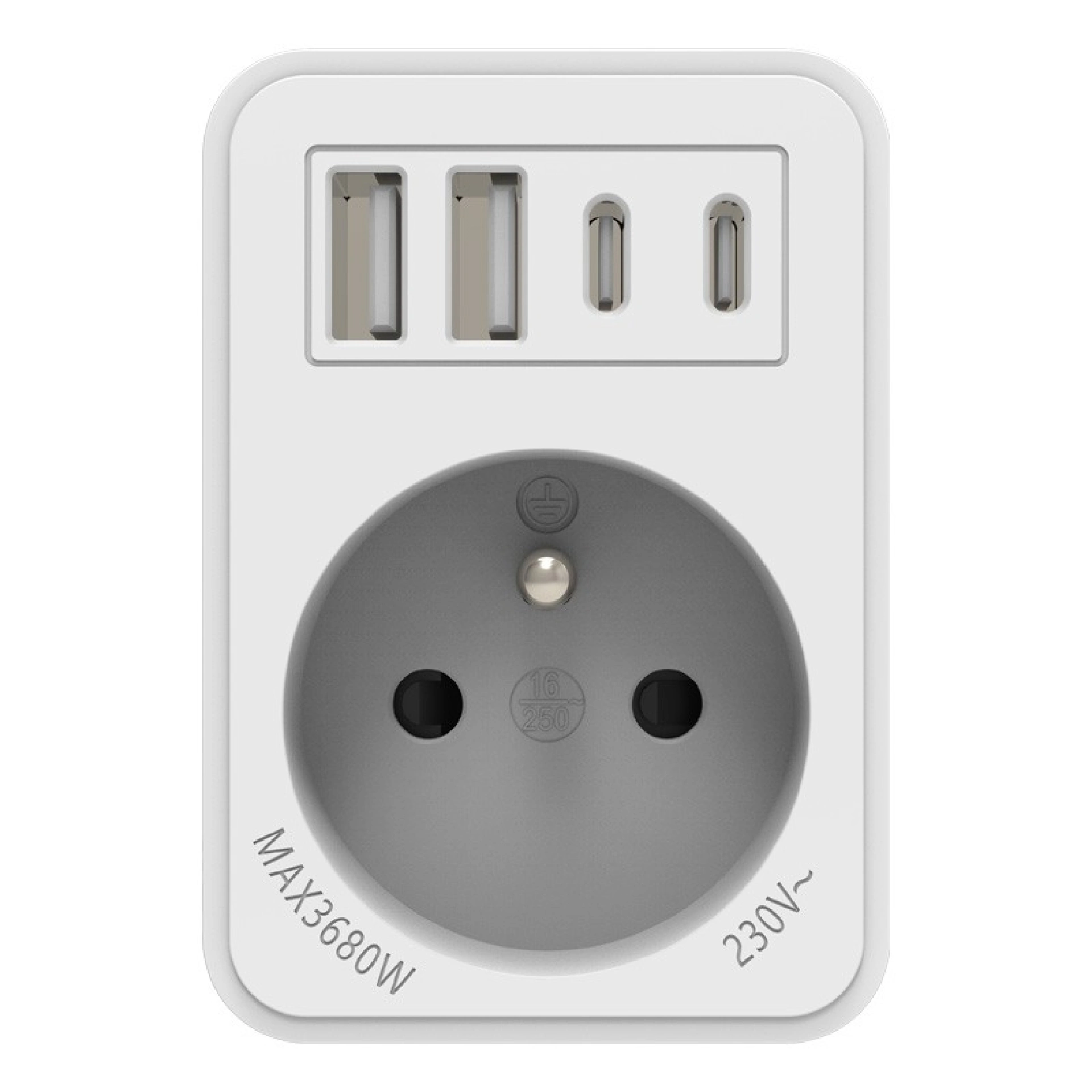Stopcontact met USB