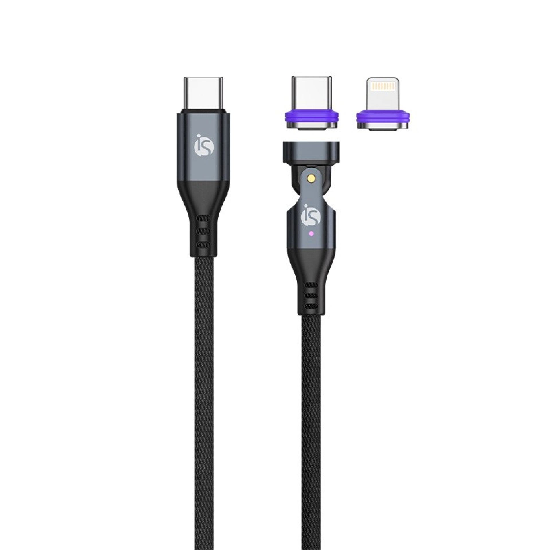 USB-C USB-C Lightning-kabel met afneembare punt