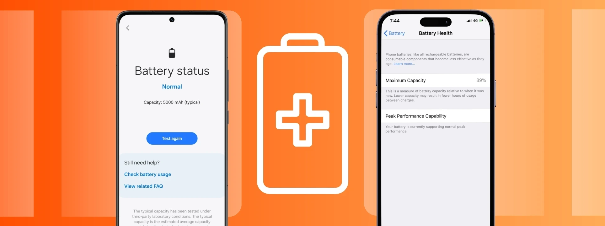 Hoe zie je de batterijstatus van iPhone en Android?