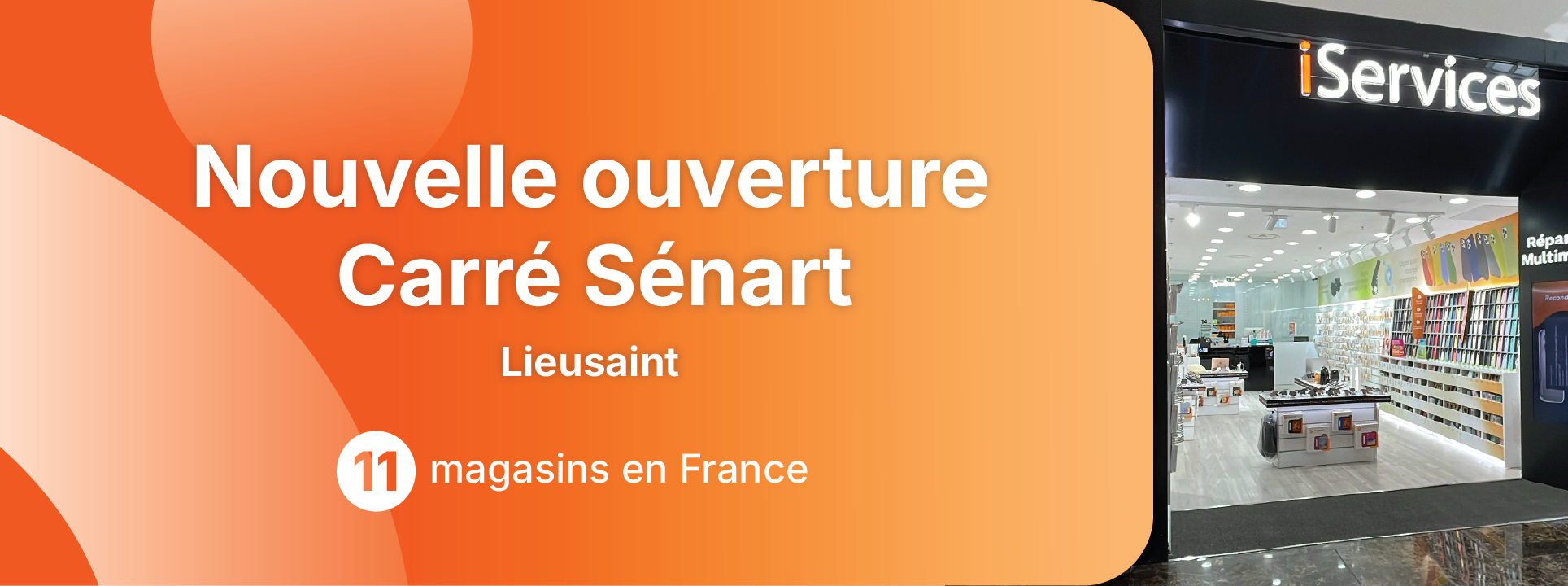 Shopping Carré Sénart now has an iServices store