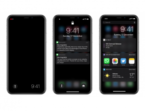 Meet the Wide Dark Mode version for iPhone X