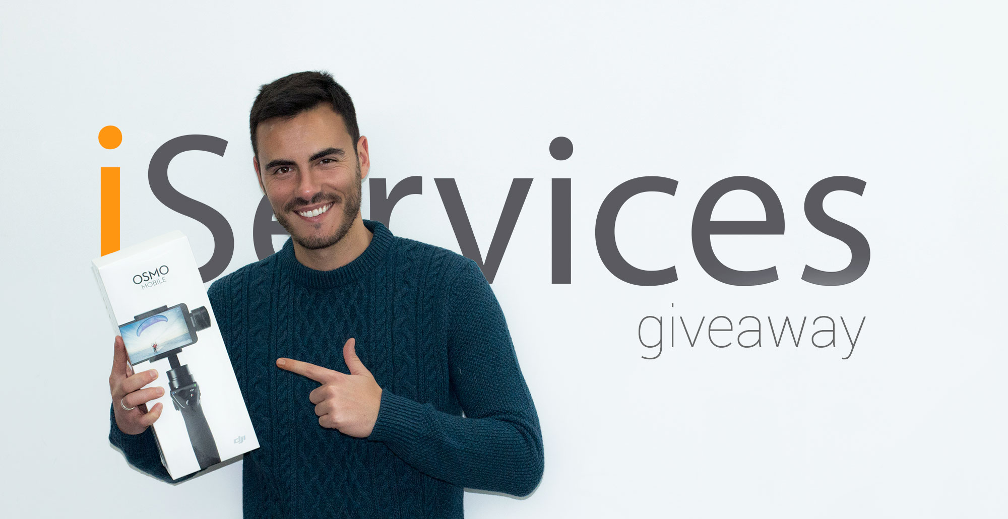 Ganhe uma Osmo Mobile com a iServices & João Cajuda!
