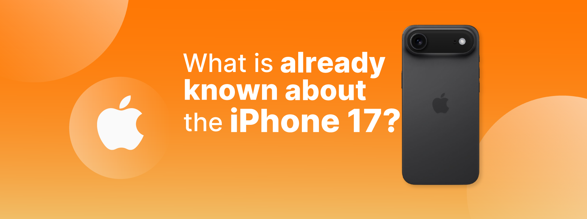 Wat we al weten over de iPhone 17