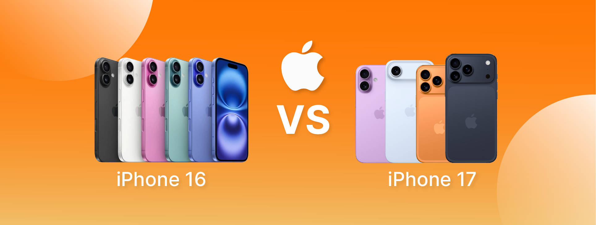 iPhone 17 vs iPhone 16: de belangrijkste verschillen
