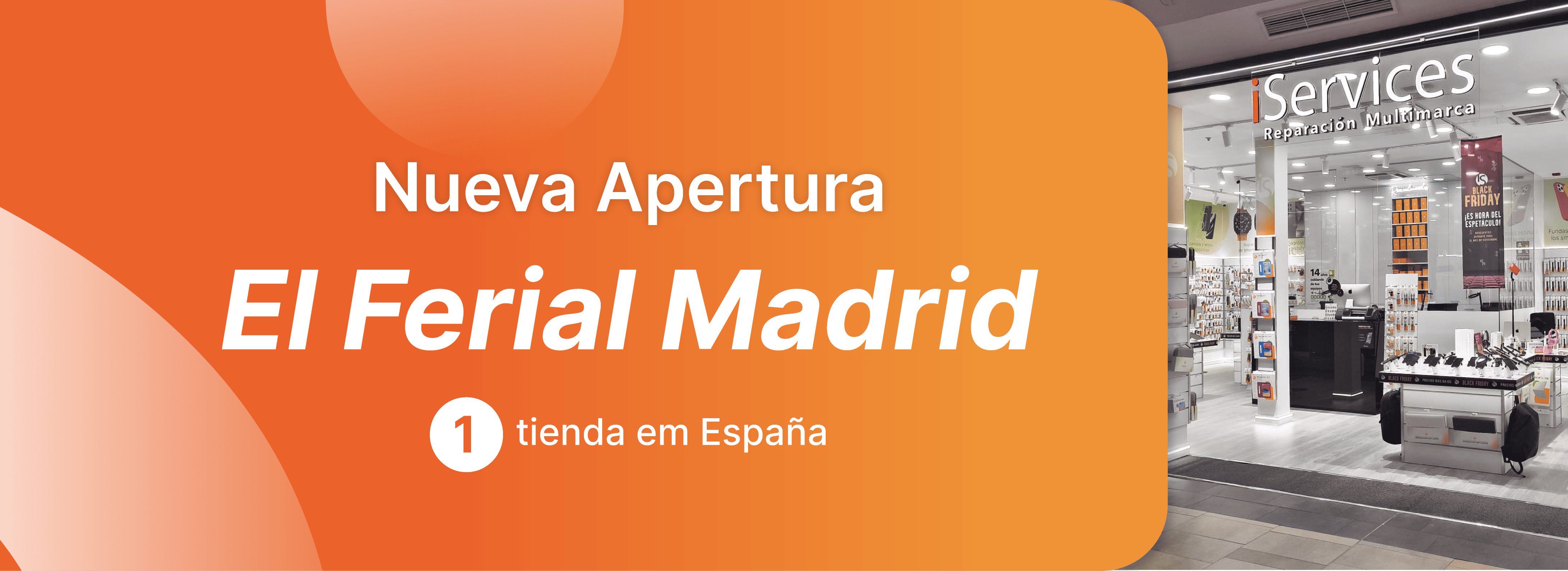 iServices opende de eerste winkel in Spanje