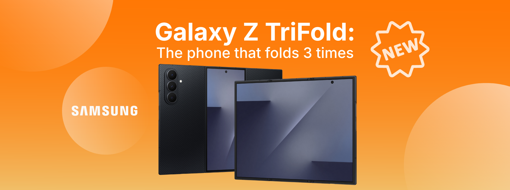 Samsung Galaxy Z TriFold: de telefoon met 3 schermen