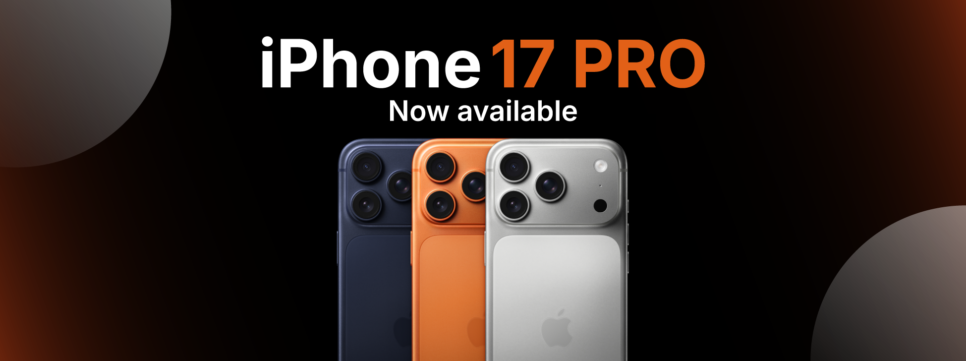 Koop nu: iPhone 17 Pro nu beschikbaar bij iServices