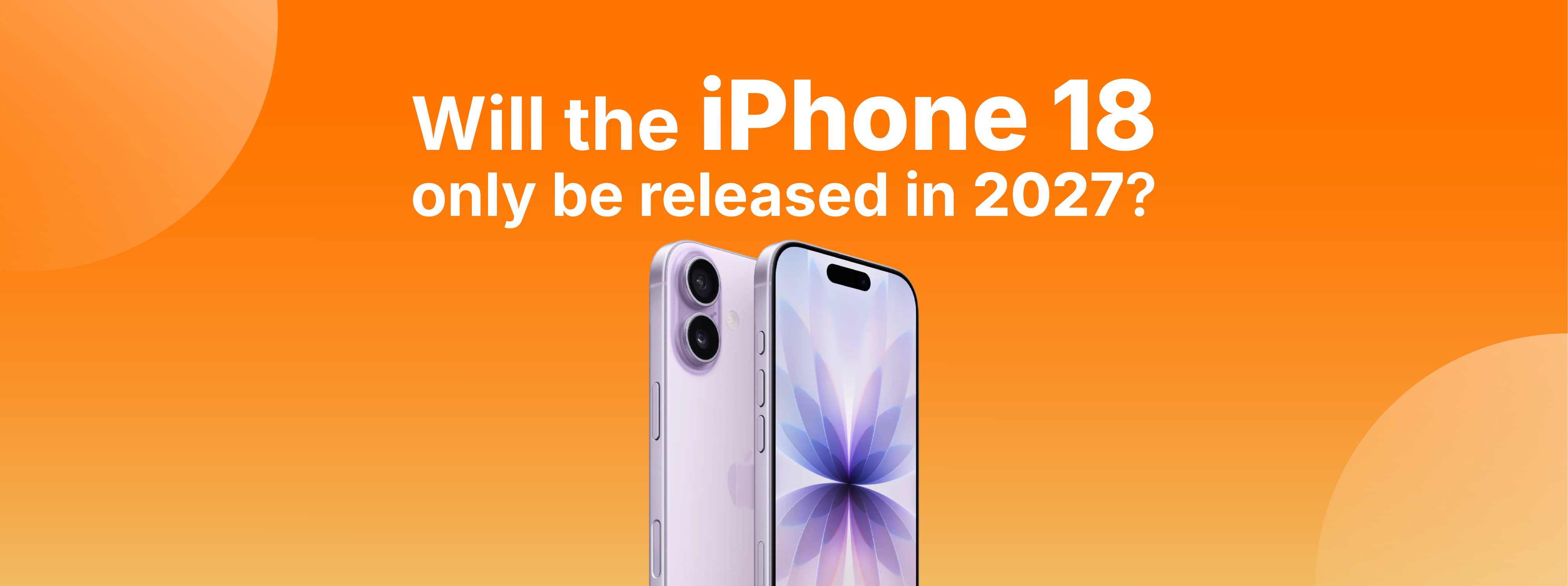Rumor Apple: iPhone 18 só em 2027?