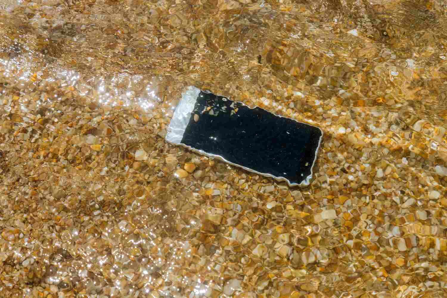 The phone fell into the water. What can happen?