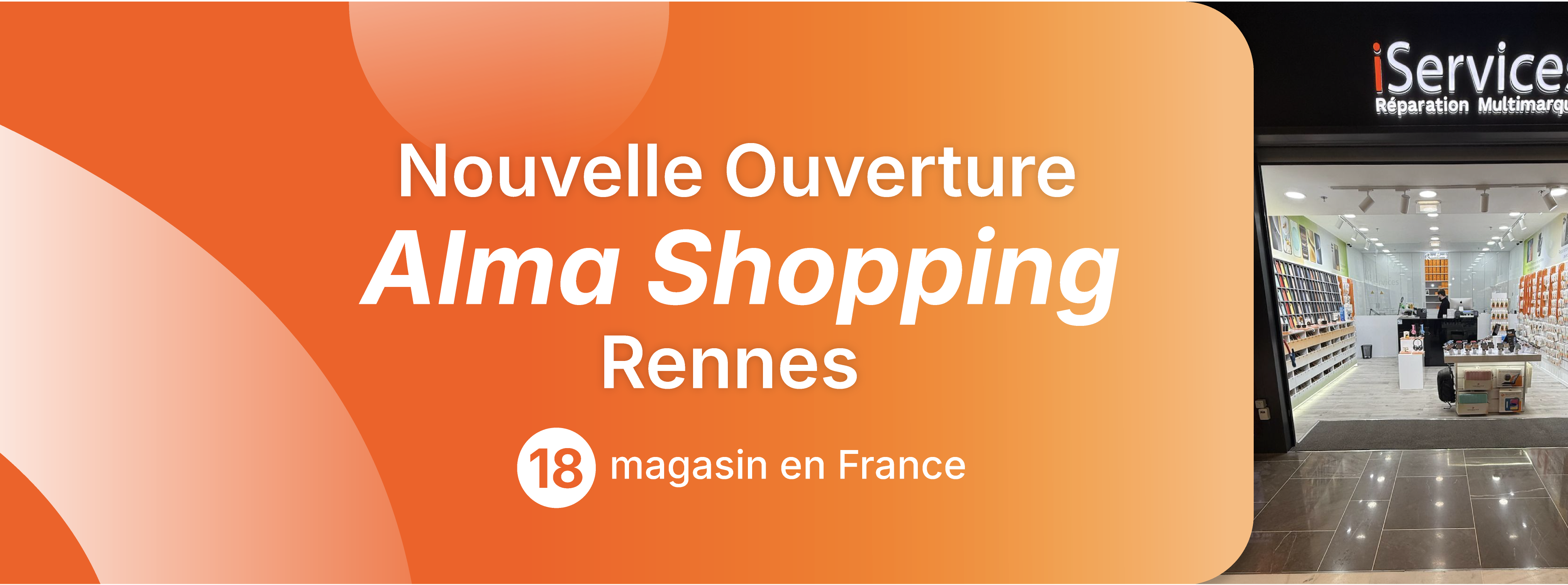 iServices opens store at Alma Shopping, in Rennes