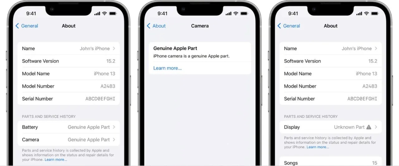 Peça desconhecida no iPhone: como resolver?