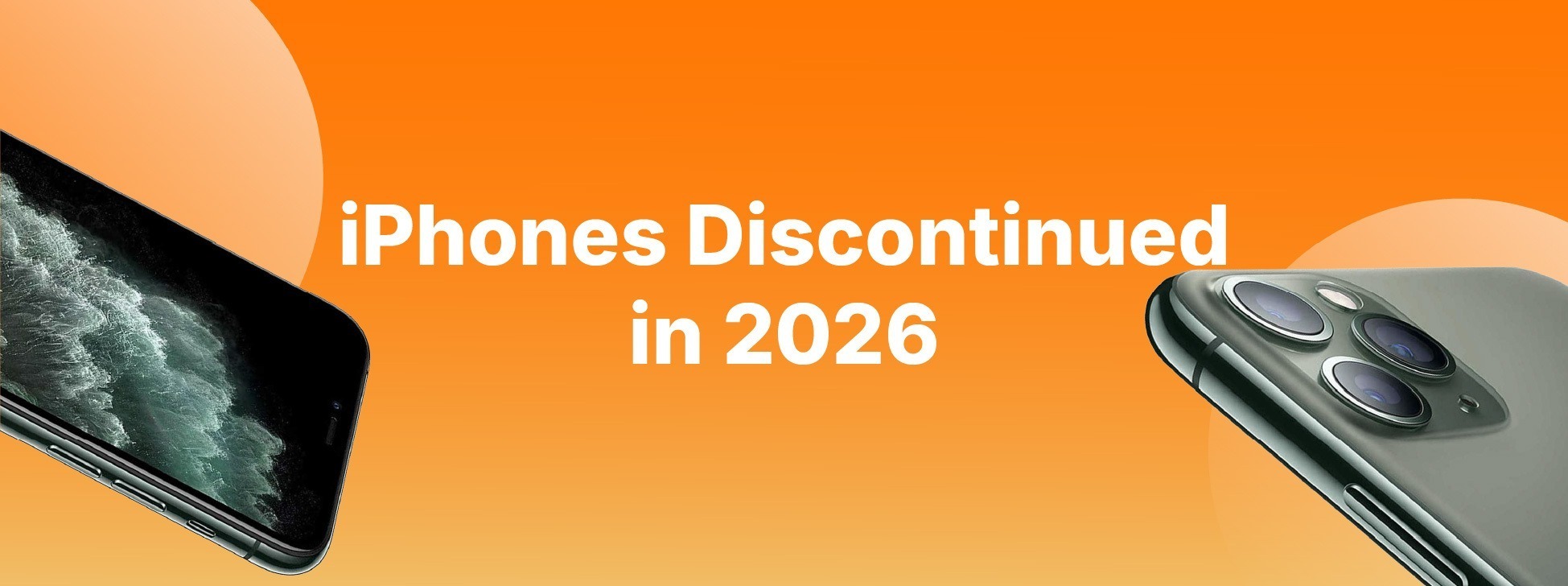 In 2026 zijn de stopgezette iPhones...