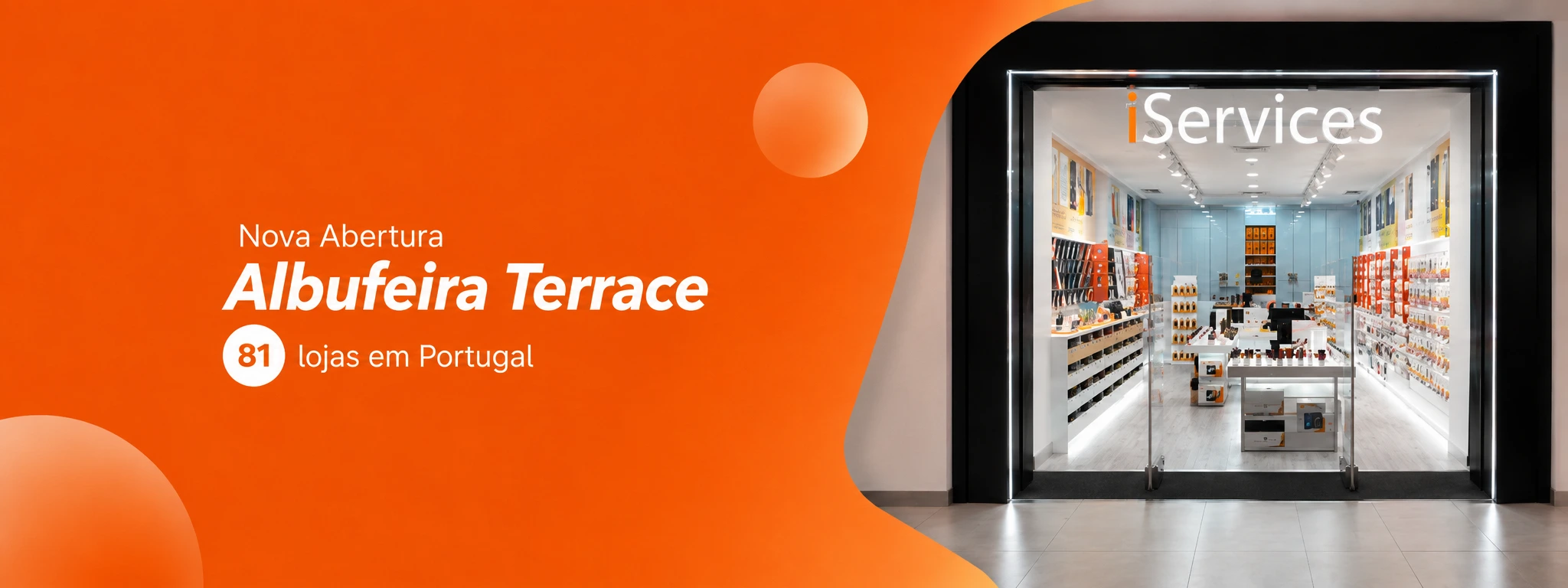 iServices opent winkel in Albufeira Terrace