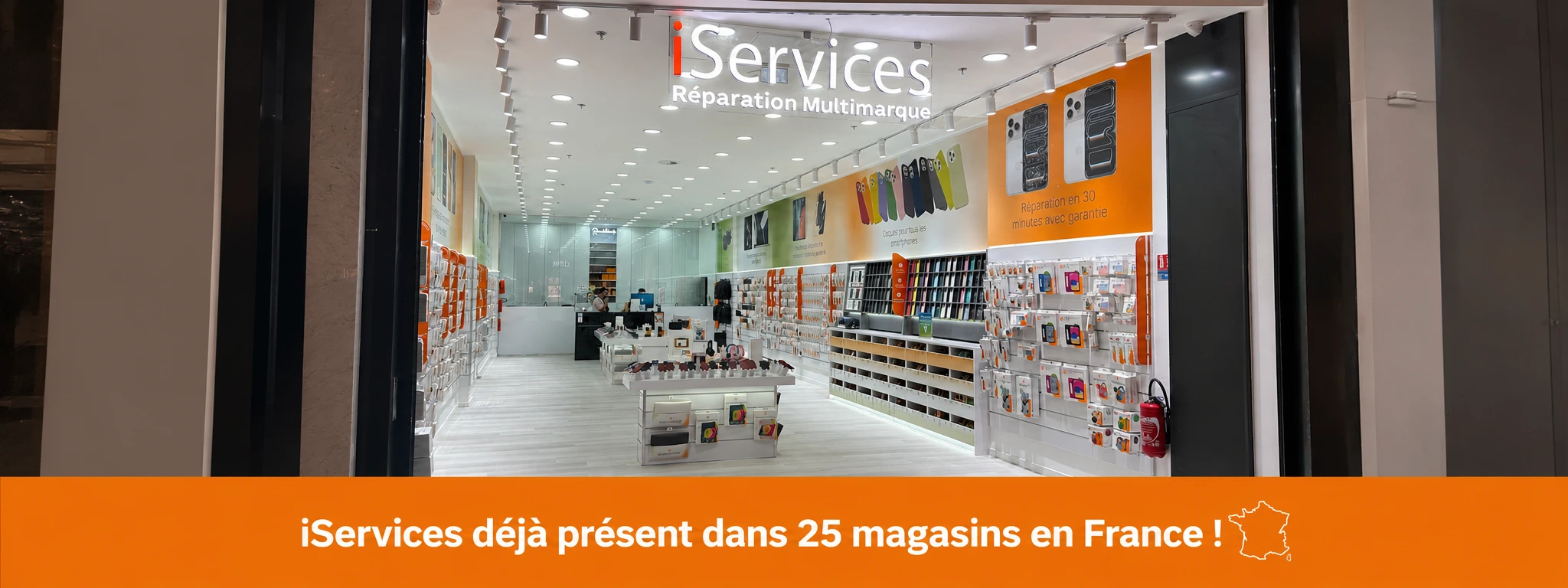 iServices opent 4 nieuwe winkels en bereikt er 25 in Frankrijk